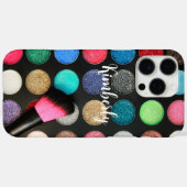 Glitzer Eyeshadow Palette Case-Mate iPhone Hülle (Rückseite (Horizontal))