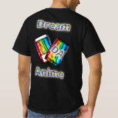 Glitzer Fang Dream Anime T-Shirt (Rückseite)