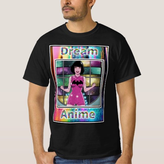 Glitzer Fang Dream Anime T-Shirt (Vorderseite)