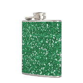 Glitzer-Faux-Folie-Konfetti Flachmann (Links)