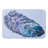 Glitzer Feather Bath Mat Badematte (Vorderseite)