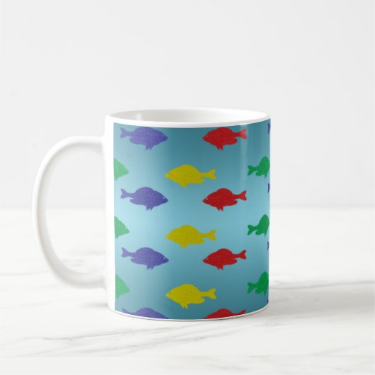 Glitzer Fish Pattern Tasse (Links)