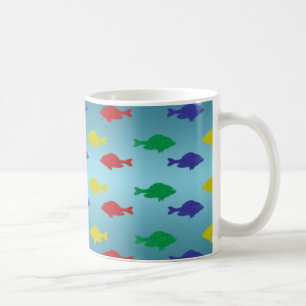 Glitzer Fish Patterns Tasse