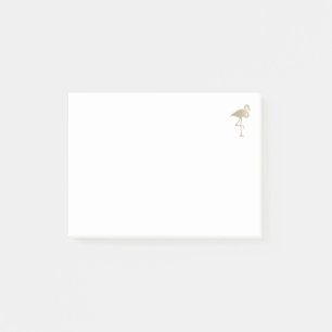 Glitzer Flamingo Post-it Klebezettel