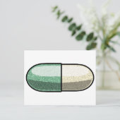 Glitzer Fluoxetin Postkarte (Stehend Vorderseite)