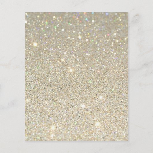 Glitzer-Flyer Flyer (Hinten)