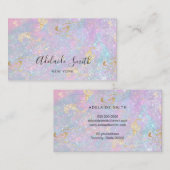 Glitzer-Folie für glänzende Imitate Visitenkarte (Vorne/Hinten)