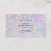 Glitzer-Folie für glänzende Imitate Visitenkarte (Rückseite)