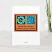 Glitzer-Fotokarte des Tochter-Vaters Karte (Rückseite)