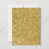 Glitzer füllen Sie die unbedruckte Lila Vielen Dan Mitteilungskarte (Rückseite)