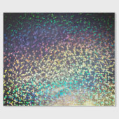 Glitzer funkelnde Folge Konfetti multicolor drucke Geschenkpapier (Flach)