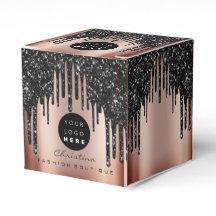 Glitzer für benutzerdefinierte Logos Schwarze Trop