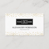 Glitzer für berufliche Logos Visitenkarte (Vorderseite)