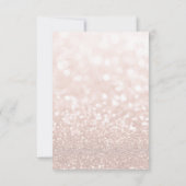 Glitzer für Bestätigungs-Imitats Einladung (Rückseite)