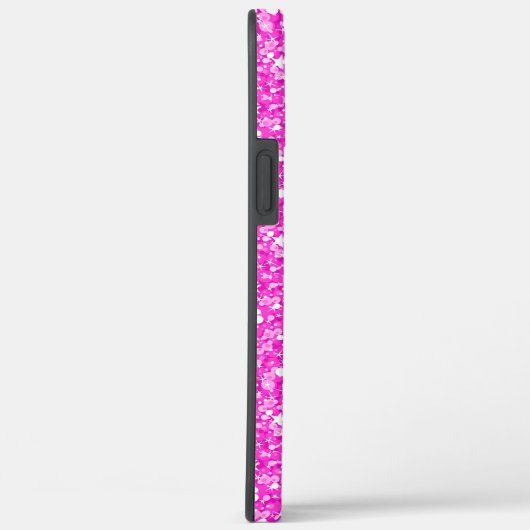 Glitzer für die heißen rosa Imitate Case-Mate iPhone Hülle (Rückseite / Rechts)