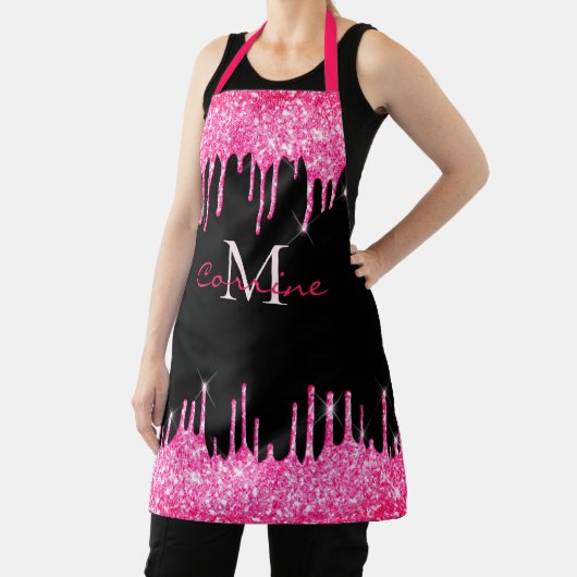 Glitzer für die Hot-Pink-Driving-Funktion in Monog Schürze (InSitu)