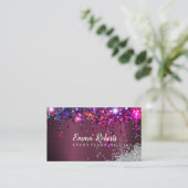 Glitzer für die Veranstaltungsplanung Sparkling-Ro Visitenkarte (Stehend Vorderseite)