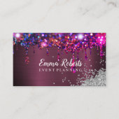 Glitzer für die Veranstaltungsplanung Sparkling-Ro Visitenkarte (Vorderseite)
