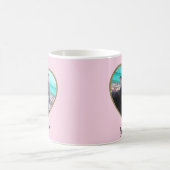 Glitzer für Fotomodellentypen Individuelle Name fü Kaffeetasse (Mittel)