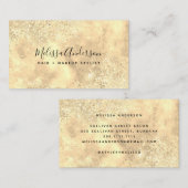 Glitzer für Goldene Holographische Opal-Stone Visitenkarte (Vorne/Hinten)