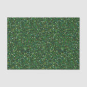 Glitzer für grüne Imitate Seidenpapier (Vorderseite)