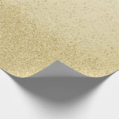 Glitzer für hellgelbe Imitate Geschenkpapier (Ecke)