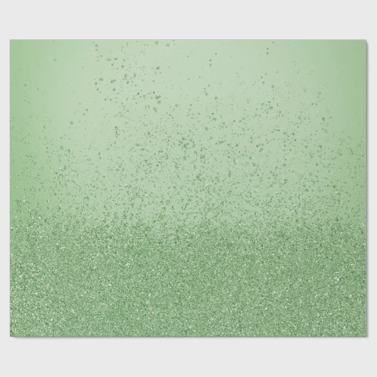 Glitzer für hellgrüne Imitate Geschenkpapier (Flach)