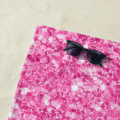 Glitzer für hellrosa Imitate Strandtuch (Beispiel)