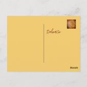 Glitzer für Herbst Postkarte (Rückseite)