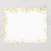 Glitzer für Hochzeitsgold rett Datum (Rückseite)