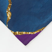 Glitzer für Imitate mit blauer, Lila und grüner Pf Fleecedecke (Ecke)