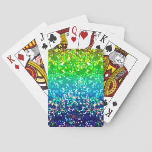 Glitzer für klassische Playing Cards Grafikhinterg Spielkarten
