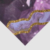 Glitzer für lila und Gold-Agate-Geode Seidenpapier (Ausschnitt)