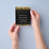 Glitzer für Schwarzgold Flyer (Gruppe)