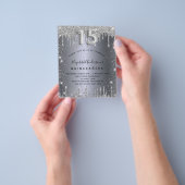 Glitzer für Silbermetall in Quinceanera Flyer (Gruppe)