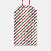 Glitzer für Vintage Luftpost Geschenkanhänger (Rückseite)