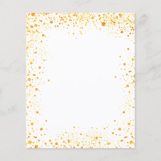 Glitzer für Weißgold Flyer (Hinten)