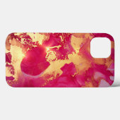 Glitzer Fuschia Gold iPhone / iPad Gehäuse Case-Mate iPhone Hülle (Rückseite (Horizontal))