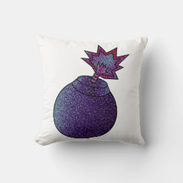 Glitzer Galaxy Bomb Kissen