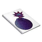 Glitzer Galaxy Bomb Notizblock (Rechte Seite)