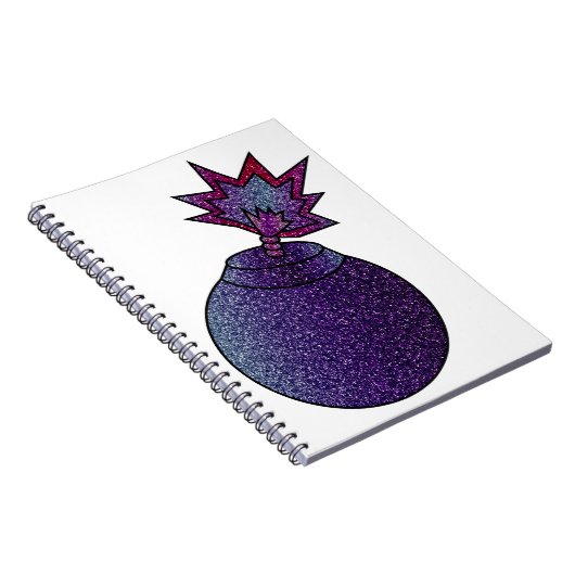 Glitzer Galaxy Bomb Notizblock (Rechte Seite)