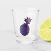 Glitzer Galaxy Bomb Schnapsglas (Vorderseite)