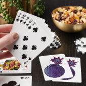 Glitzer Galaxy Bomb Spielkarten (In Situ)