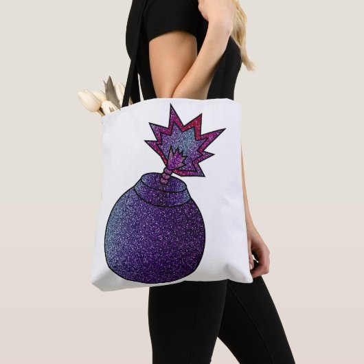 Glitzer Galaxy Bomb Tasche (Von Nahem)
