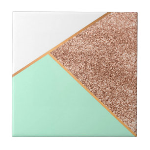 Glitzer Geometric Abstrakt Mosaic Fliese