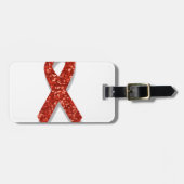 Glitzer Gepäckanhänger (Vorderseite horizontal)