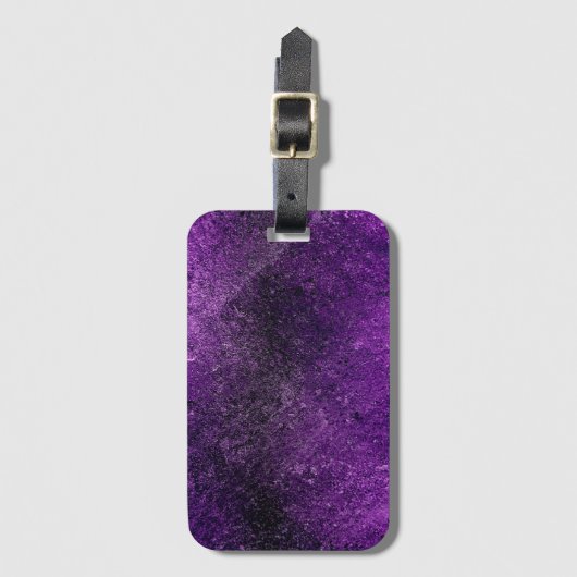 Glitzer Gepäckanhänger (Vorderseite Vertikal)