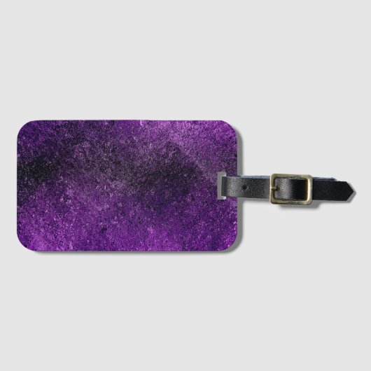 Glitzer Gepäckanhänger (Vorderseite (Horizontal))