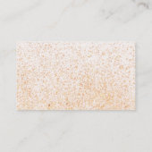 GLITZER-GESCHÄFTSKARTEN VISITENKARTE (Rückseite)