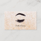 GLITZER-GESCHÄFTSKARTEN VISITENKARTE (Vorderseite)